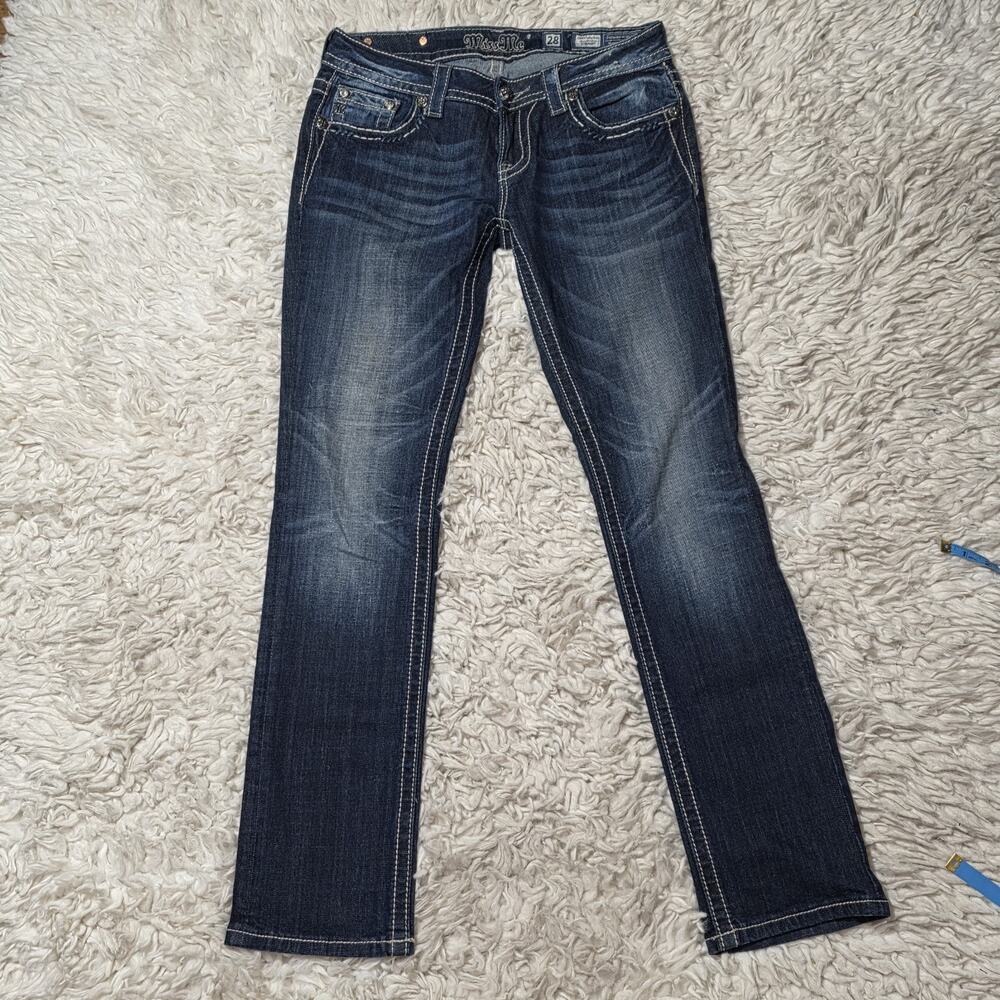 Miss Me Jeans Signature Straight Leg fit Size 28 JP5929T2V